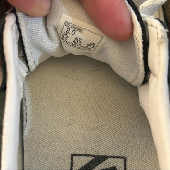 Vans Old Skool Black Green Camo Low Suede Canvas Classic Shoes size women’s 9 - Picture 5 of 5